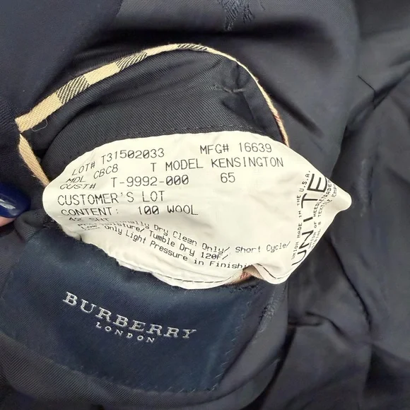Vintage Burberry Blazer T Model Kensington - Picture 4 of 6